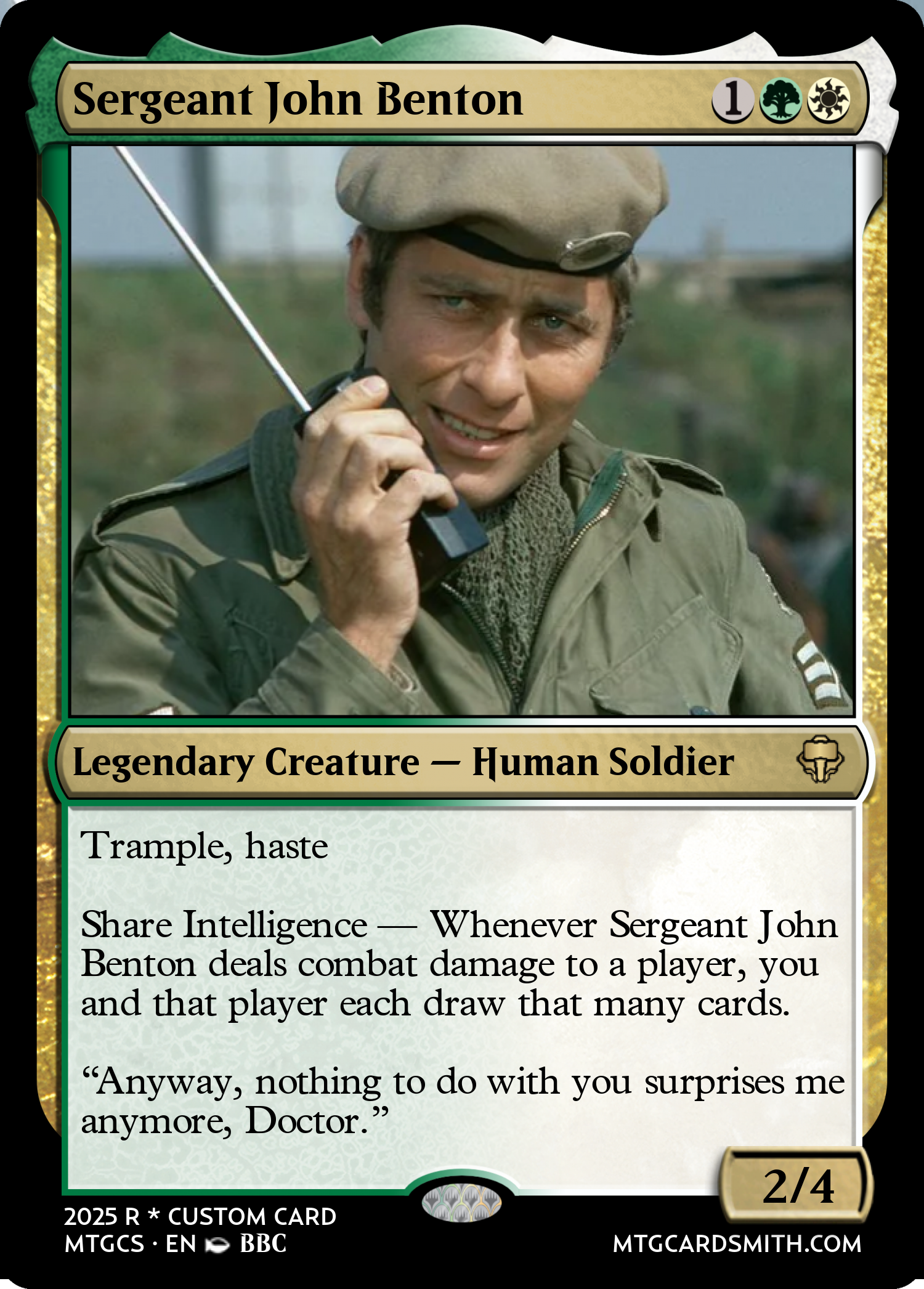 Sergeant John Benton