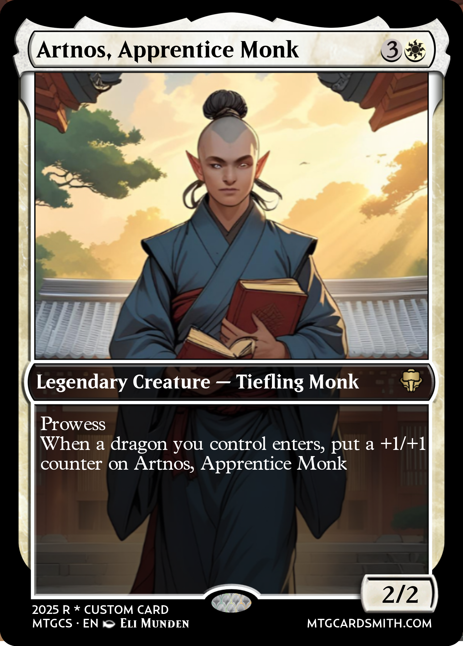 Artnos, Apprentice Monk