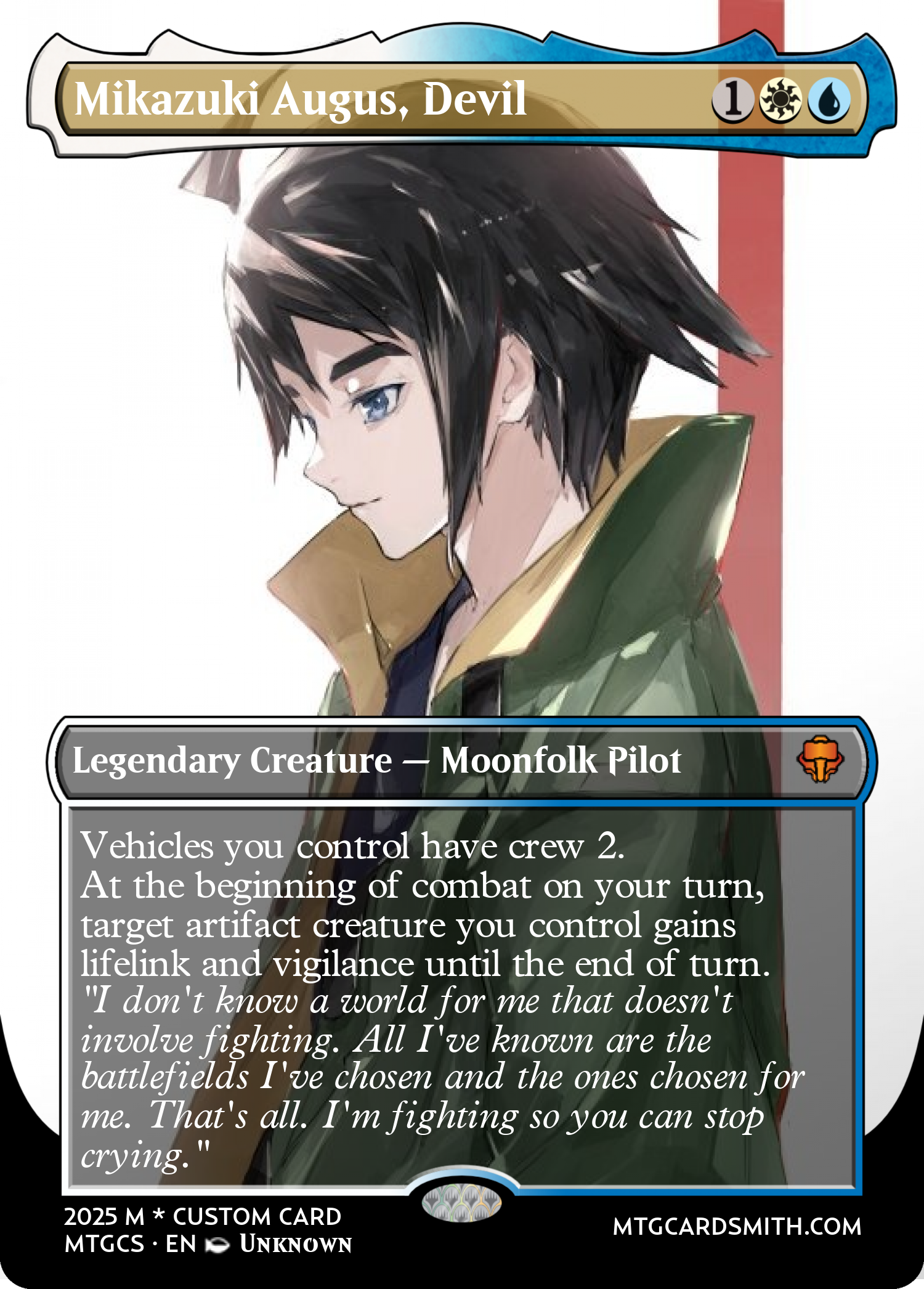 Mikazuki Augus, Devil