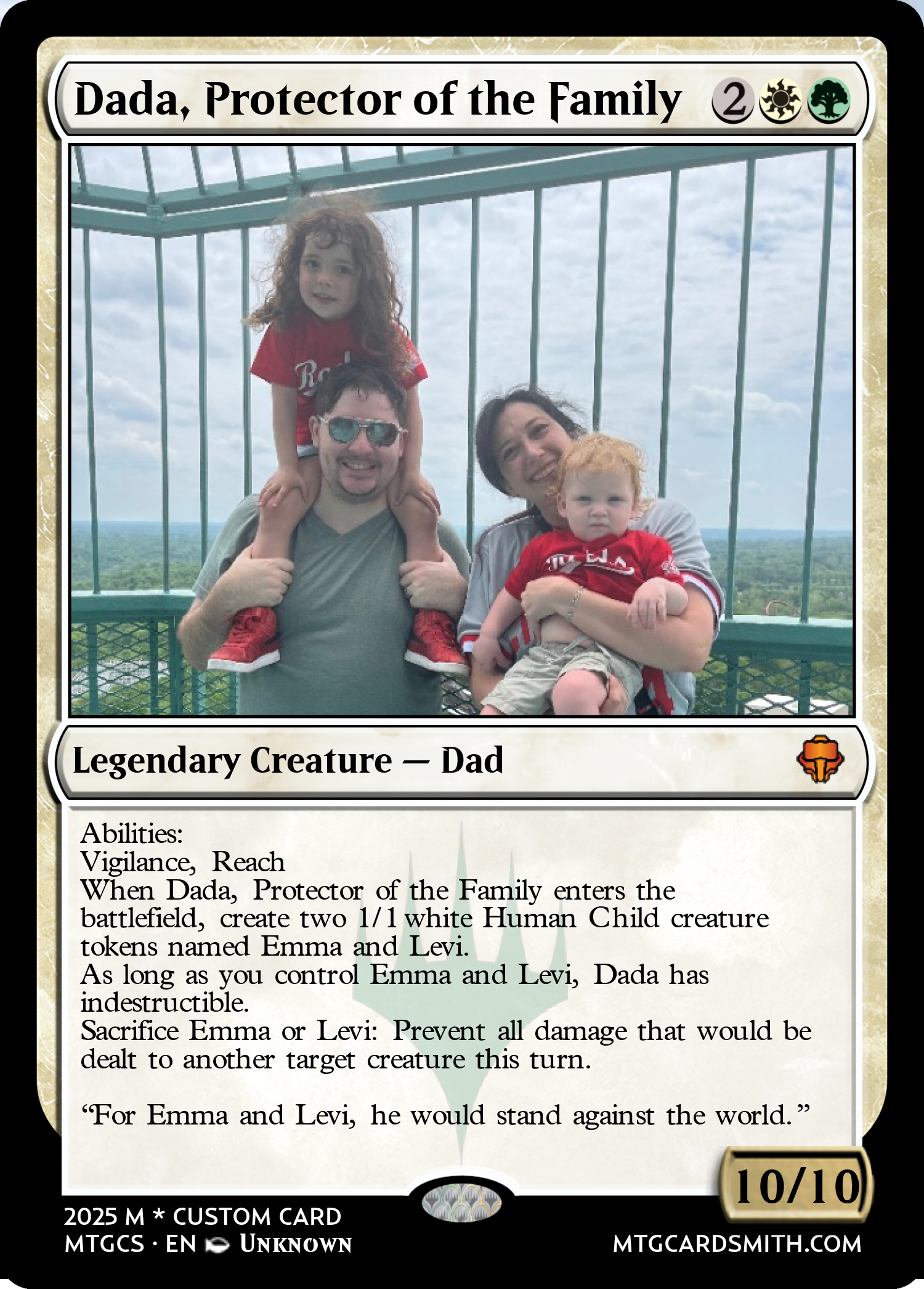 Dada, Protector of the Family