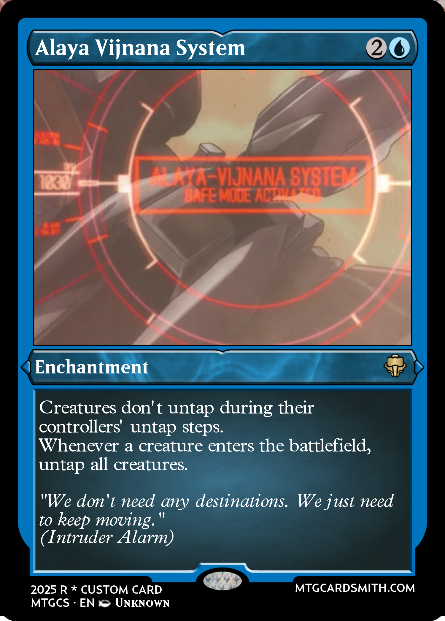 Alaya Vijnana System