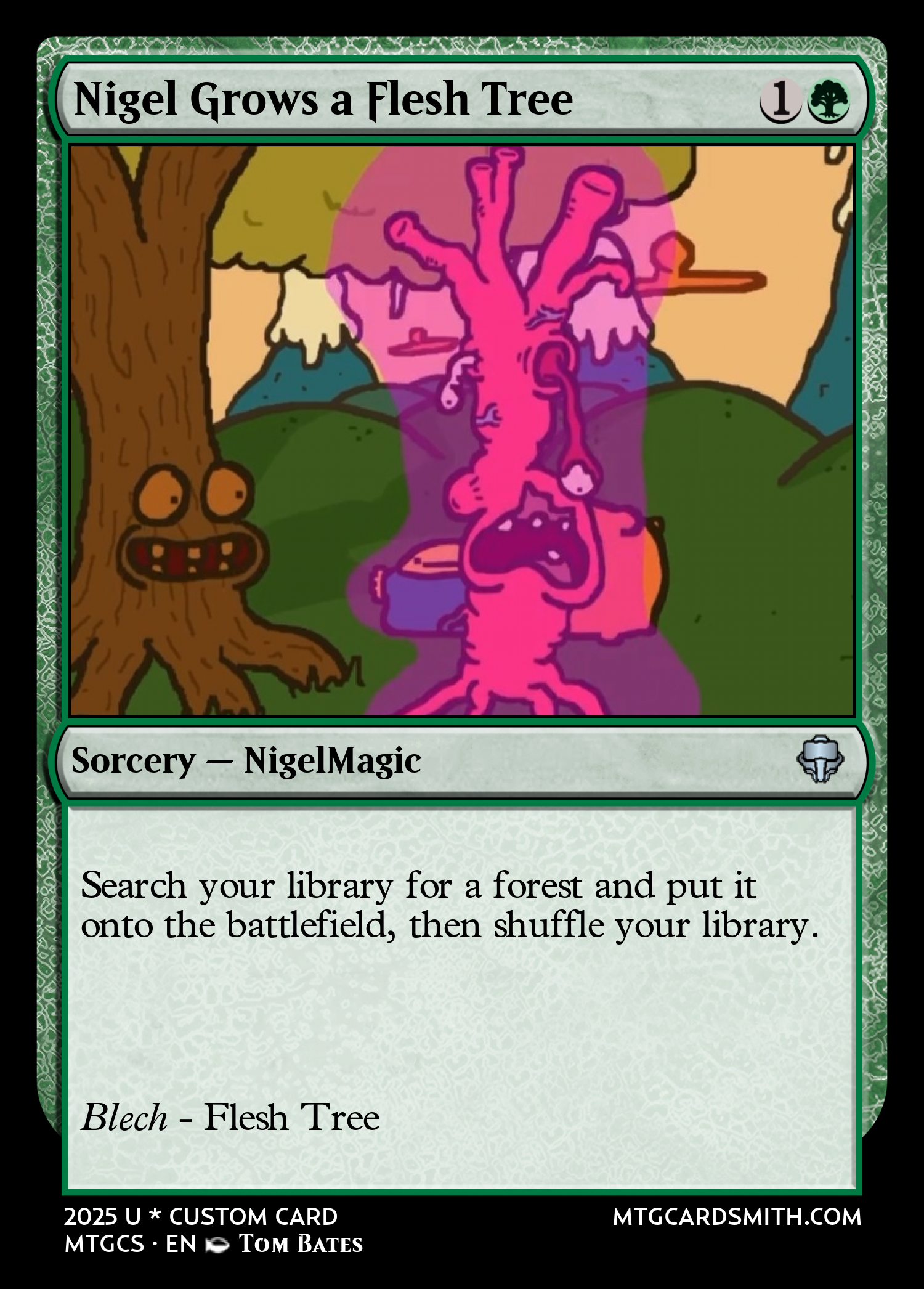 Nigel Grows a Flesh Tree
