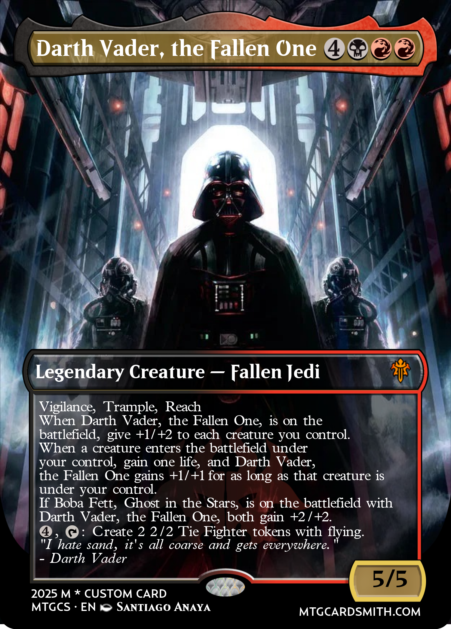 Darth Vader, the Fallen One