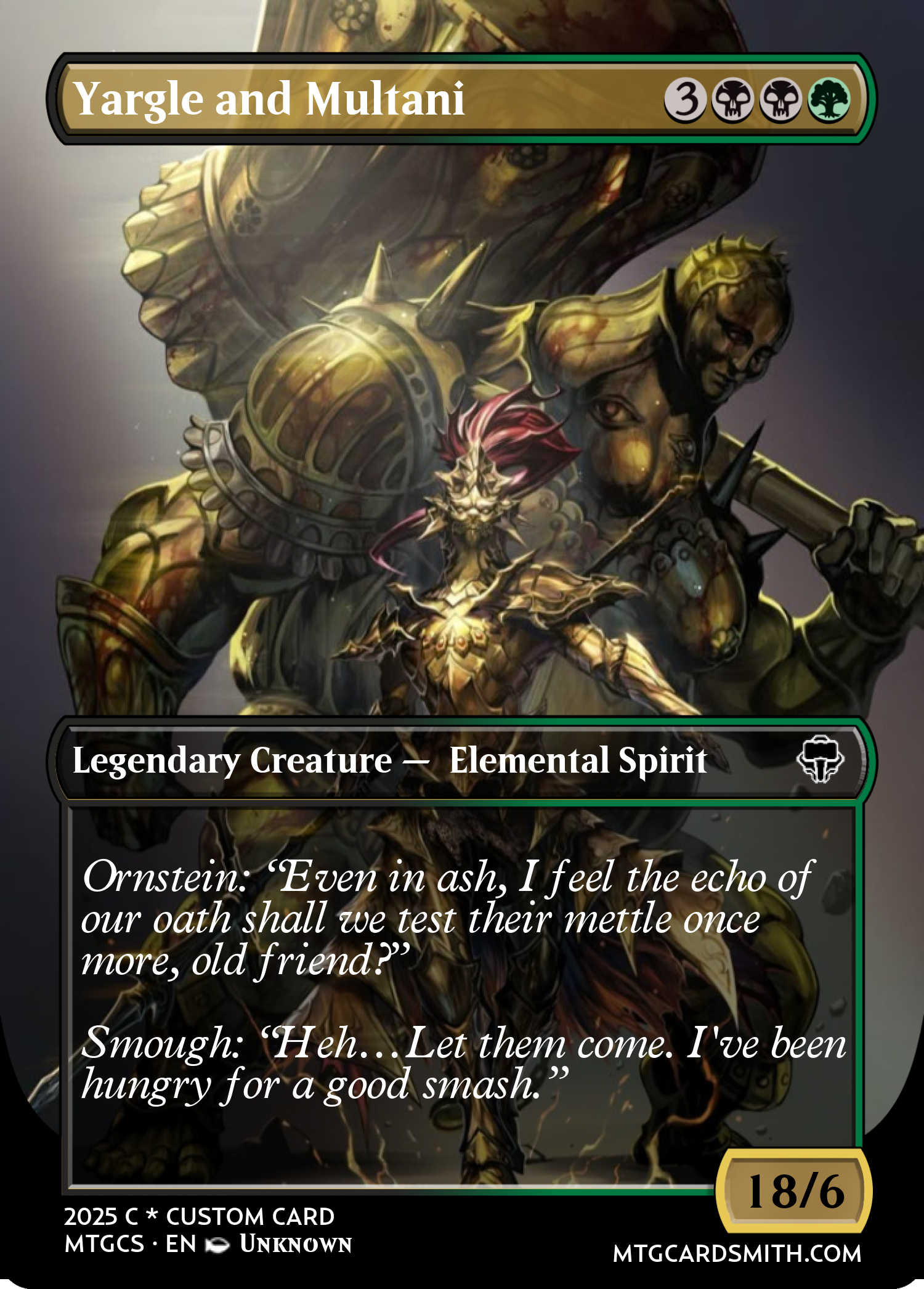 Yargle and Multani