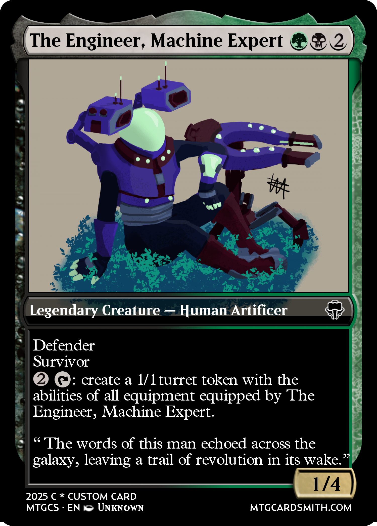 The Engineer, Machine Expert
