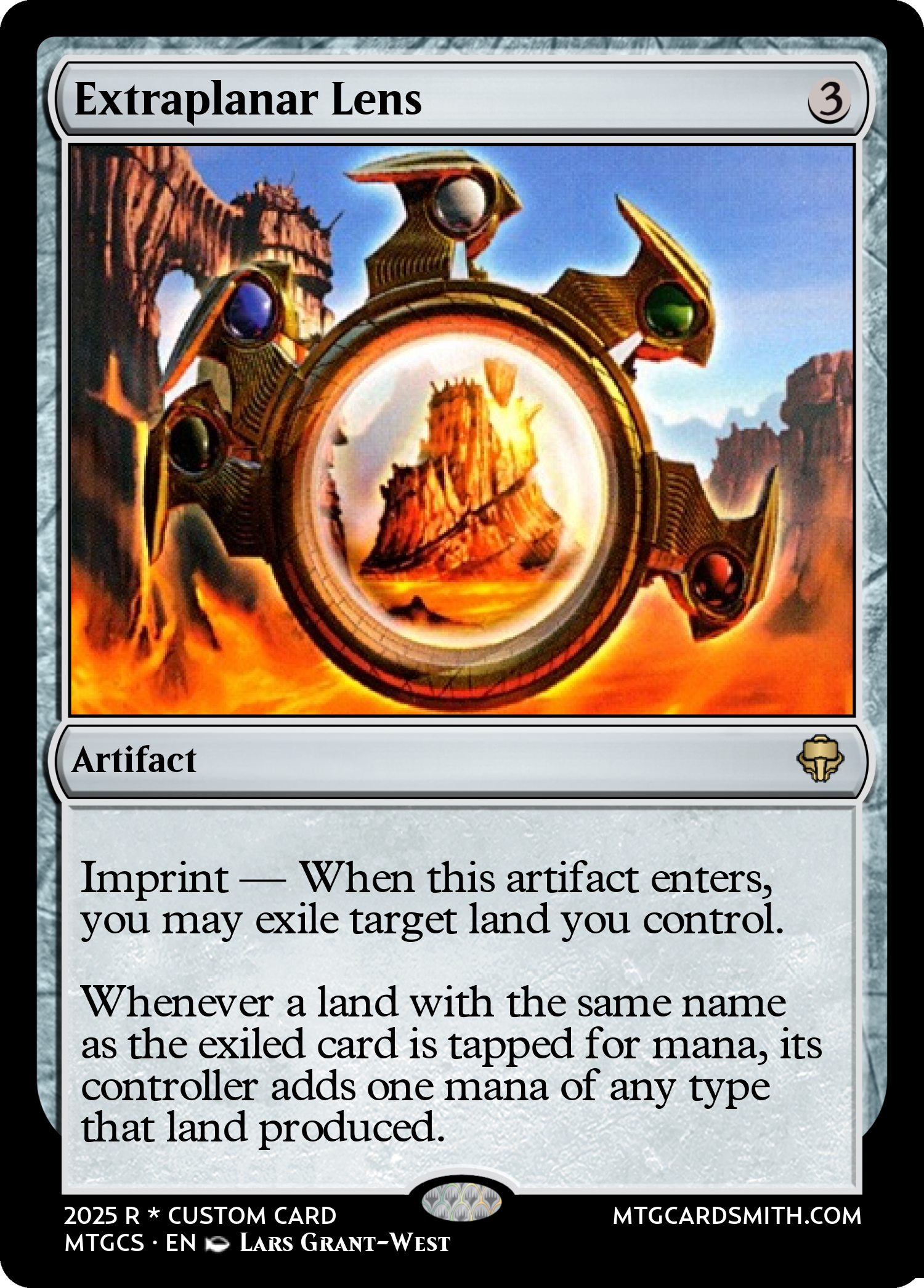Extraplanar Lens