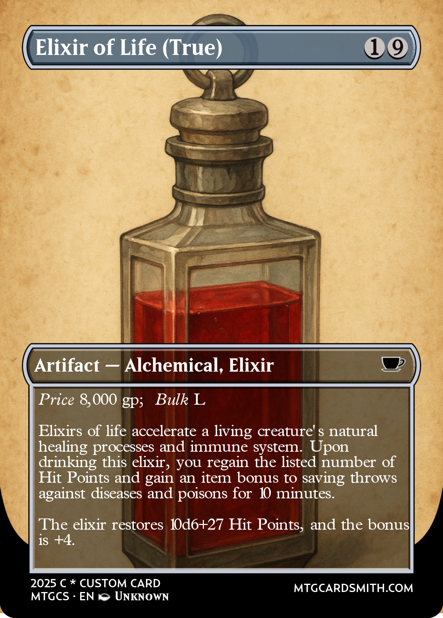 Elixir of Life (True)
