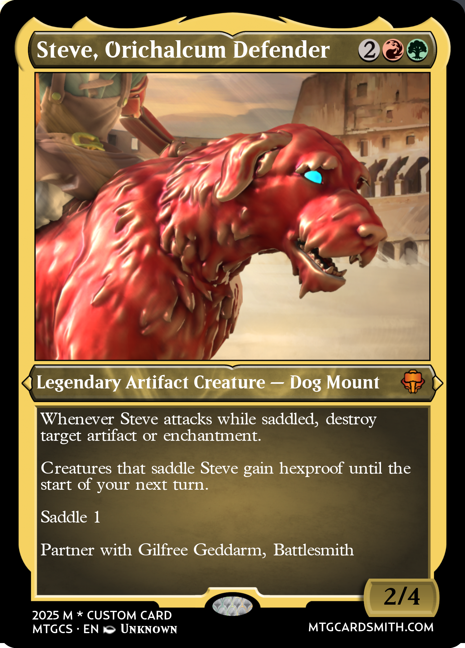 Steve, Orichalcum Defender