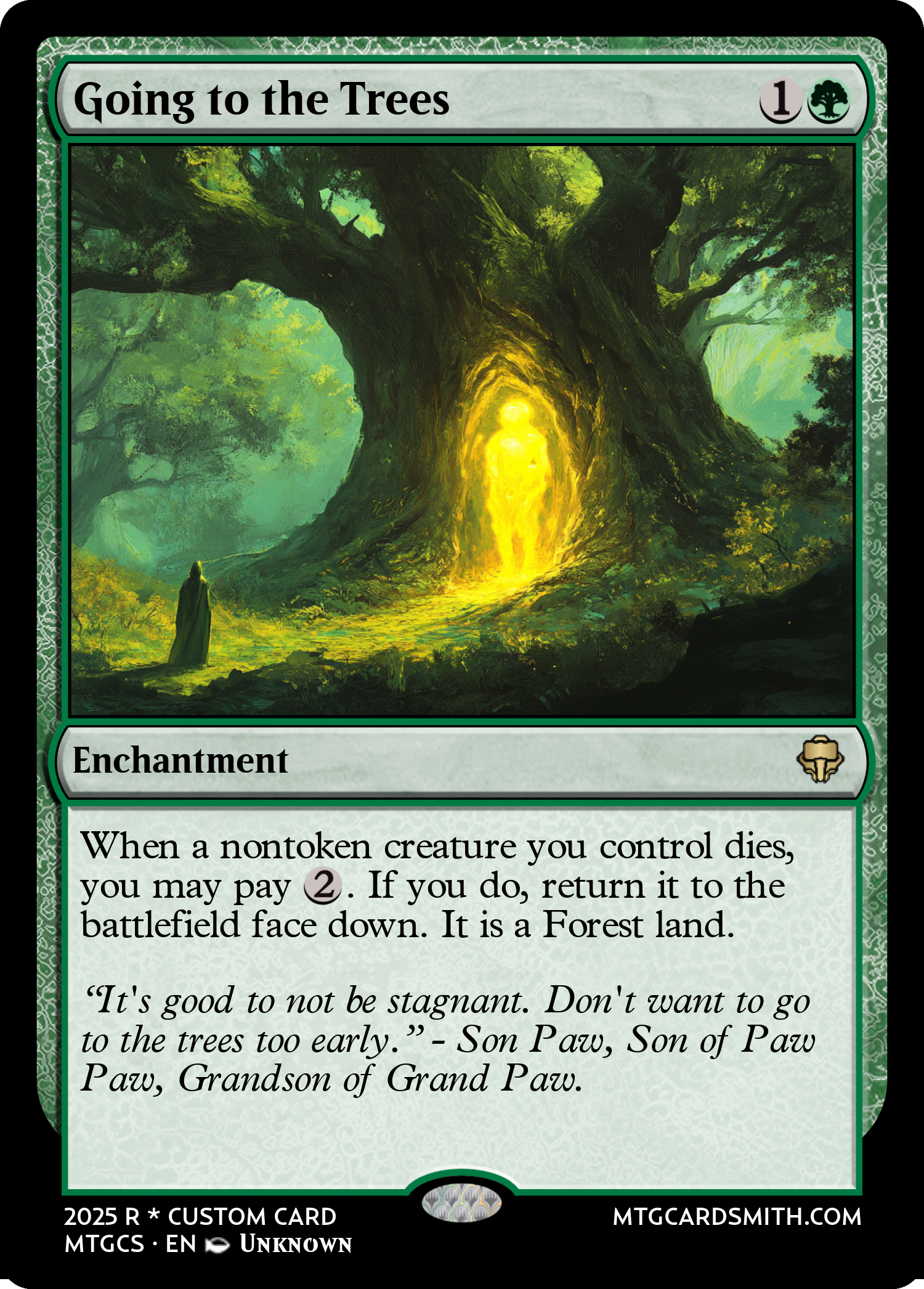 Going to the Trees