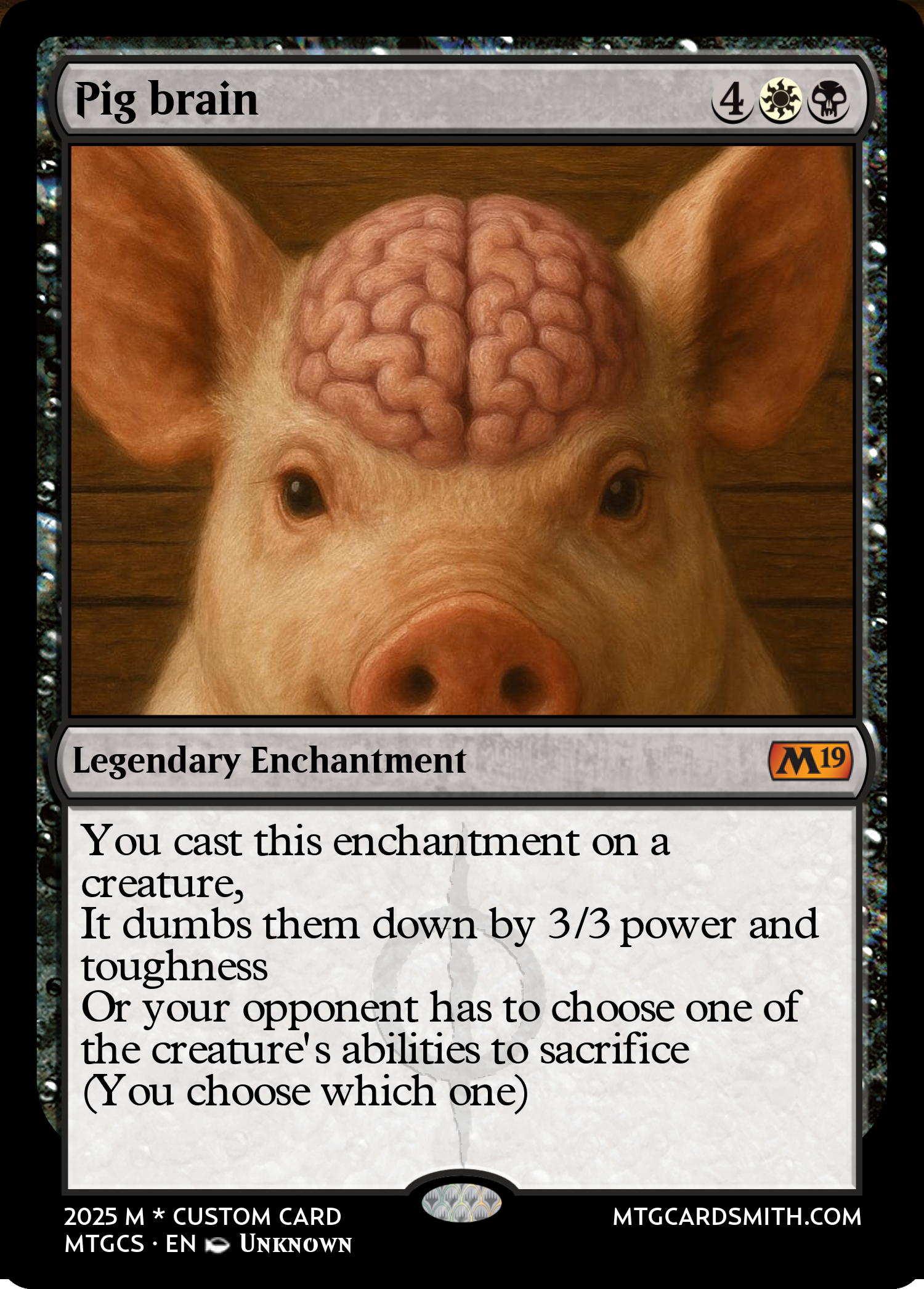 Pig brain