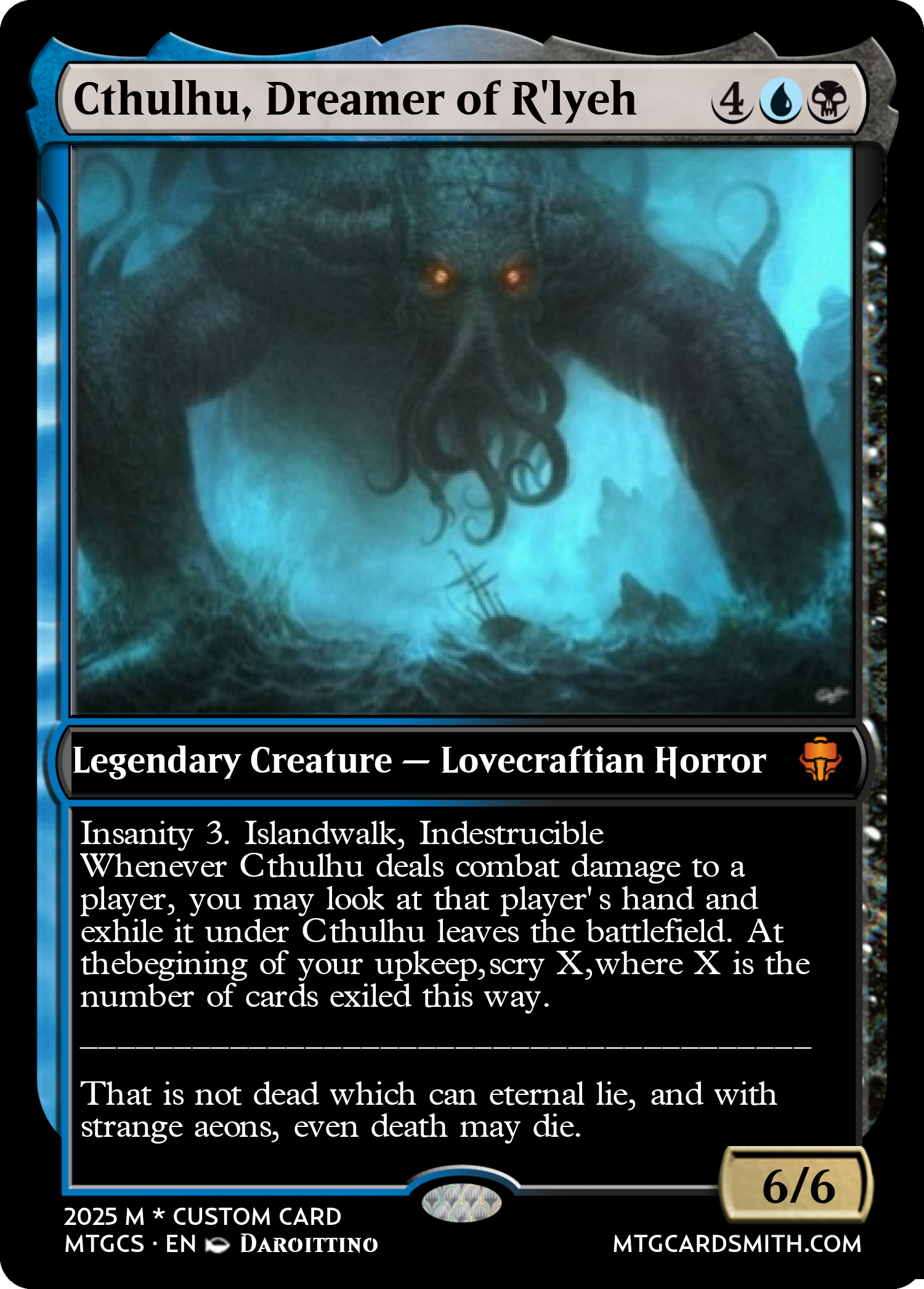 Cthulhu, Dreamer of R'lyeh