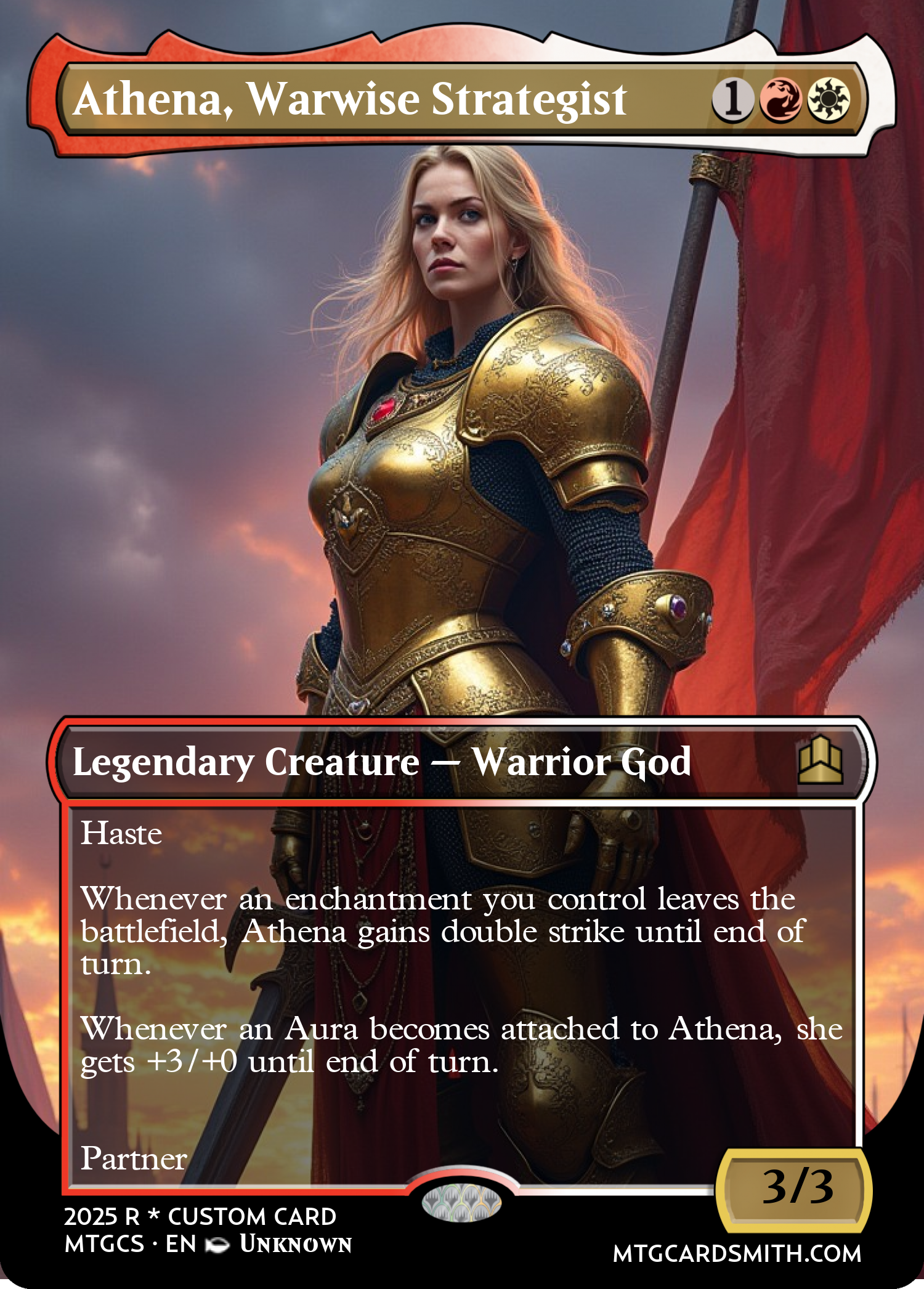 Athena, Warwise Strategist