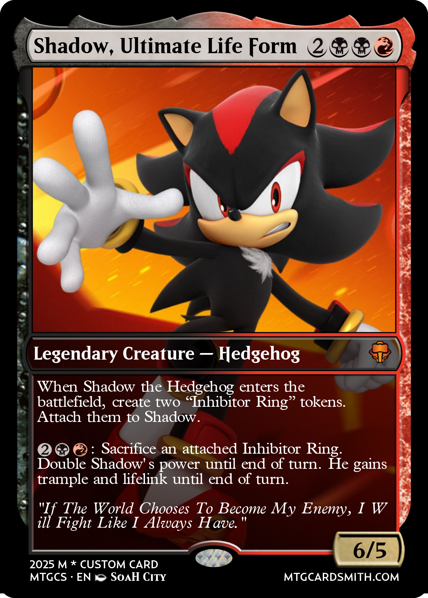 Shadow, Ultimate Life Form