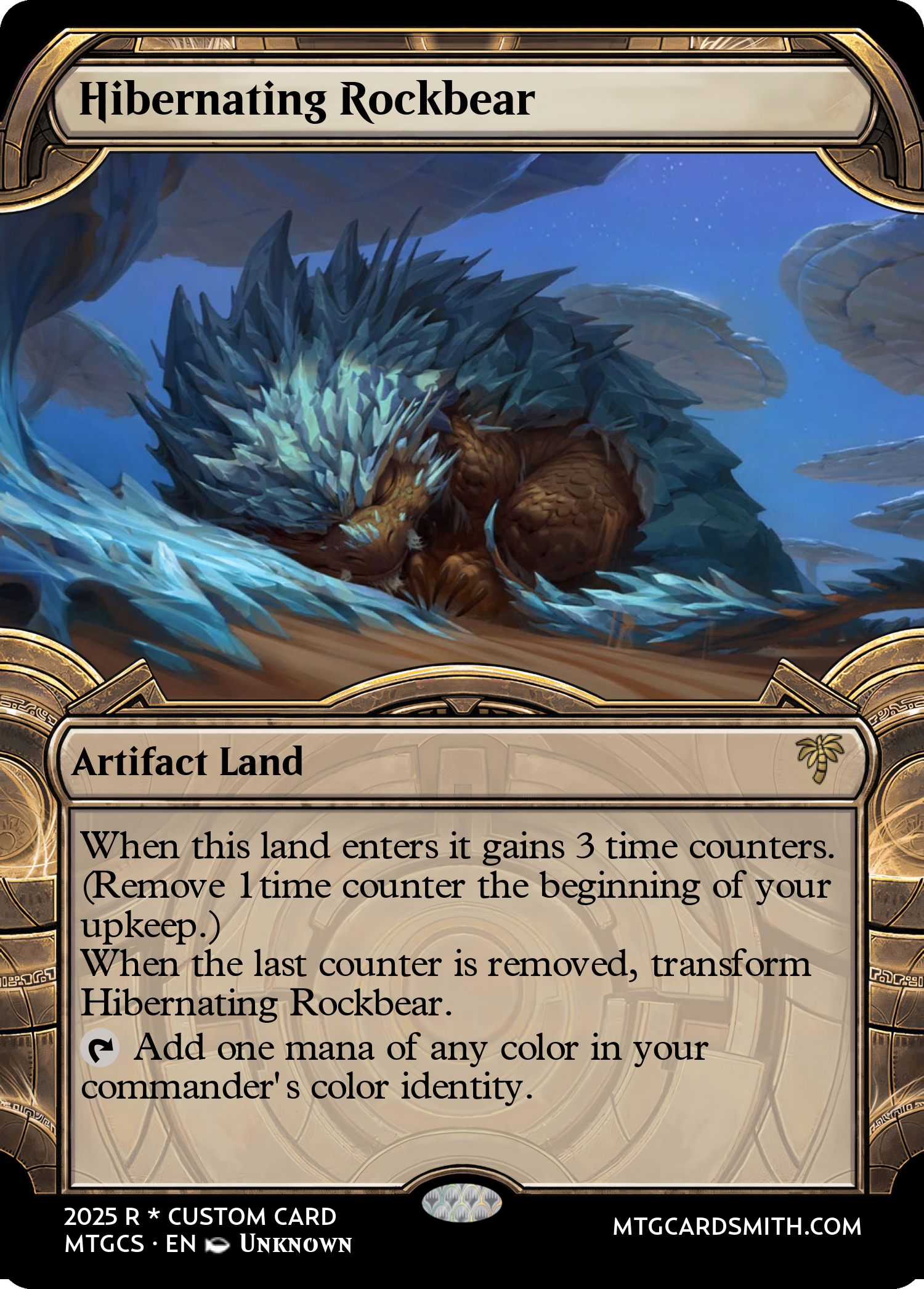 Hibernating Rockbear
