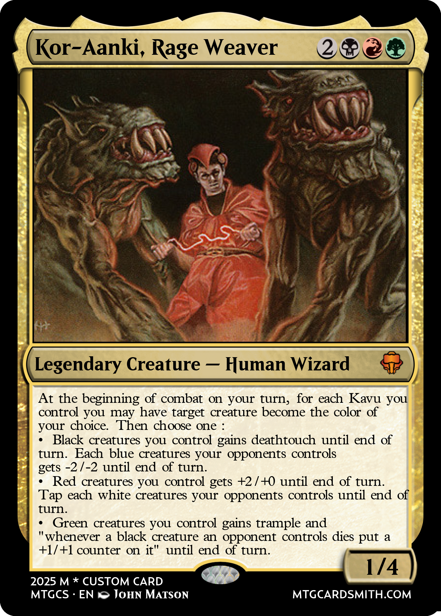 Kor-Aanki, Rage Weaver