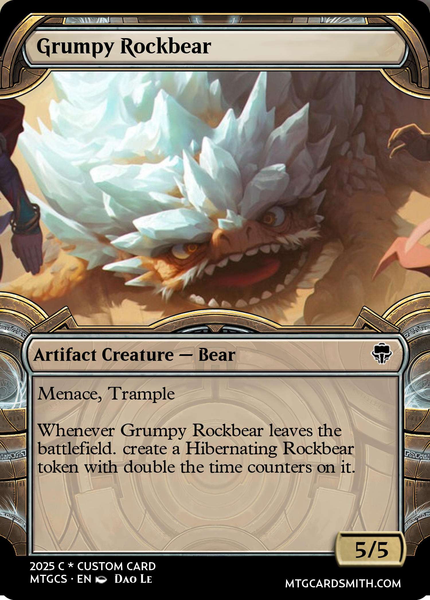 Grumpy Rockbear