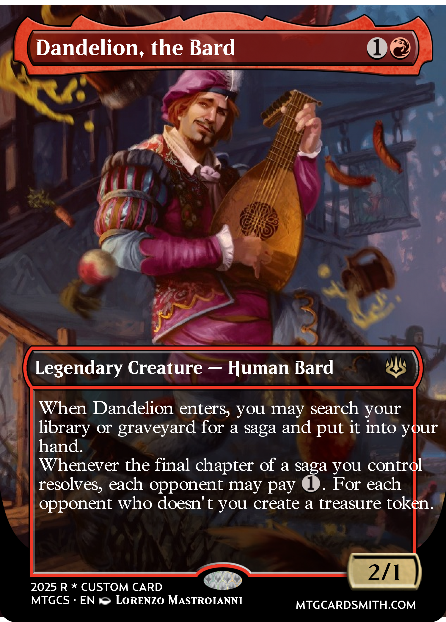 Dandelion, the Bard
