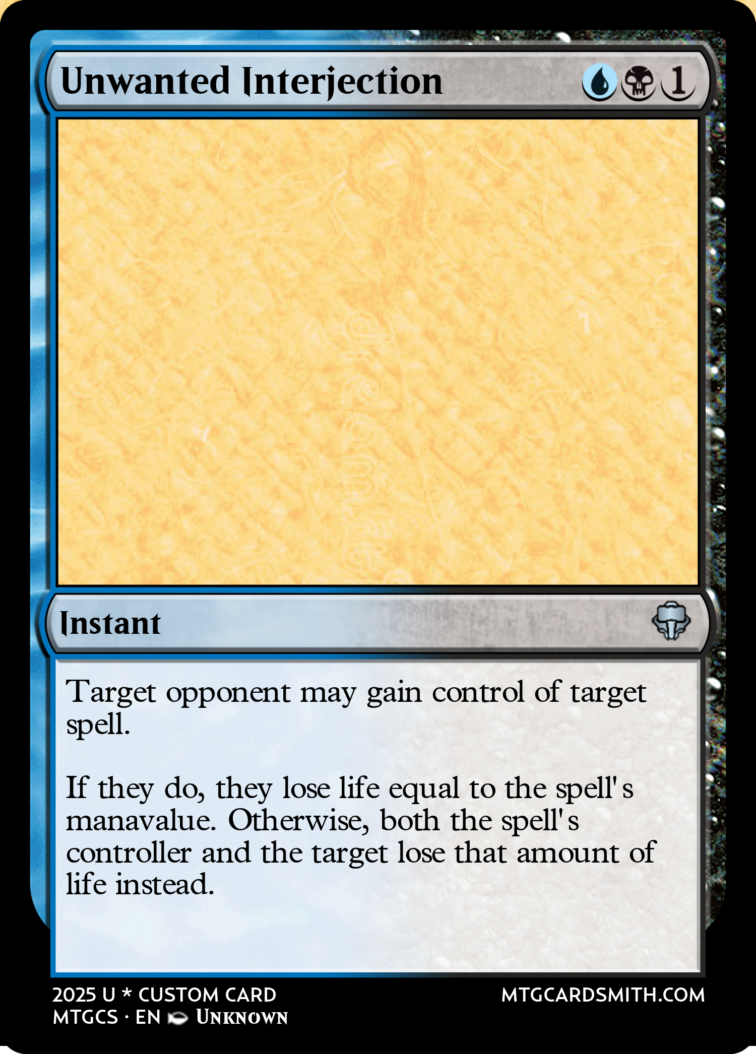 Unwanted Interjection