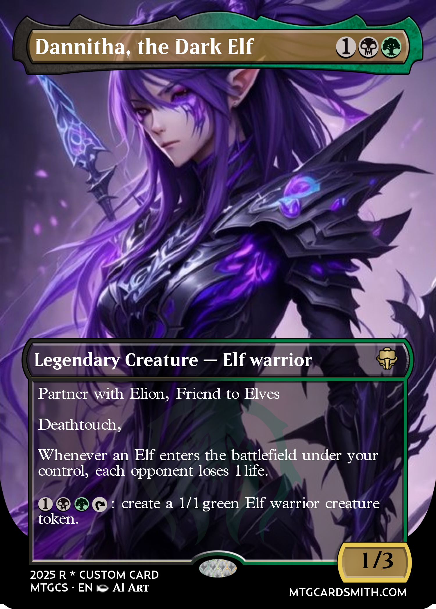 Dannitha, the Dark Elf