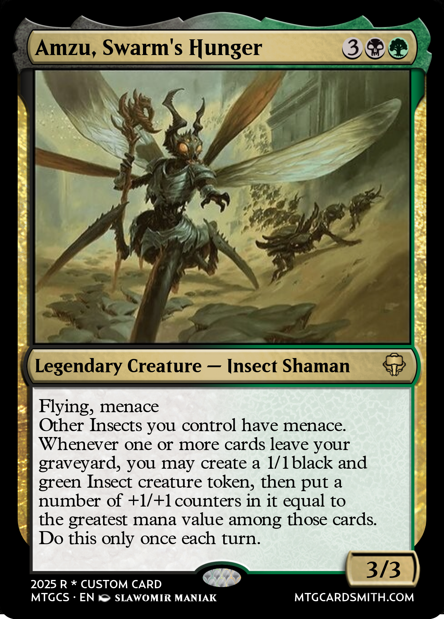 Amzu, Swarm's Hunger