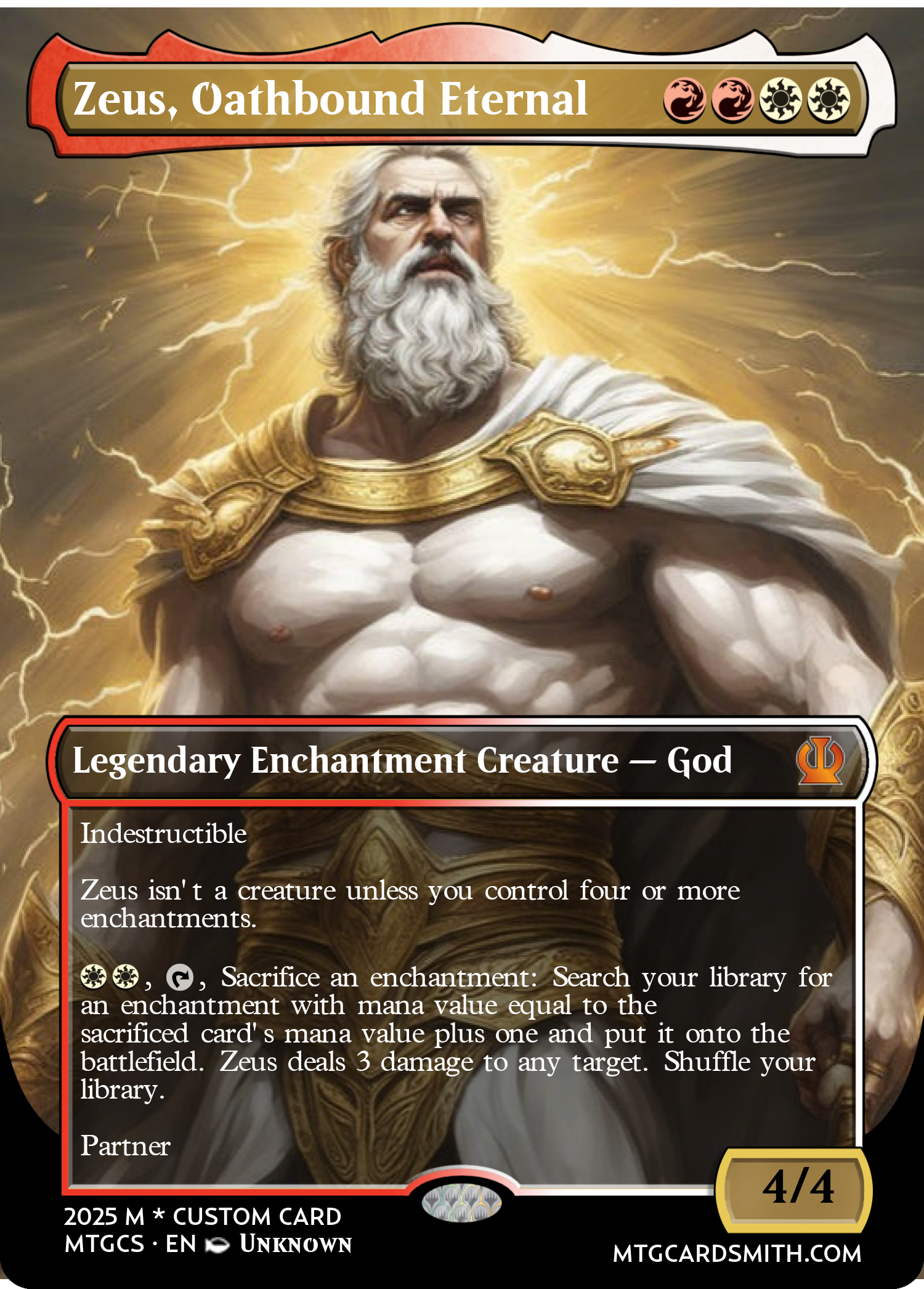 Zeus, Oathbound Eternal