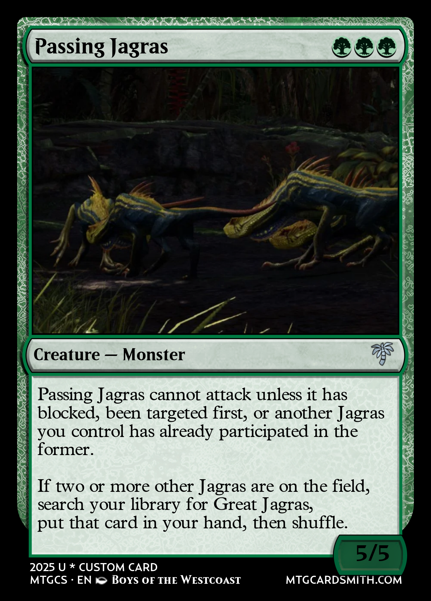 Passing Jagras
