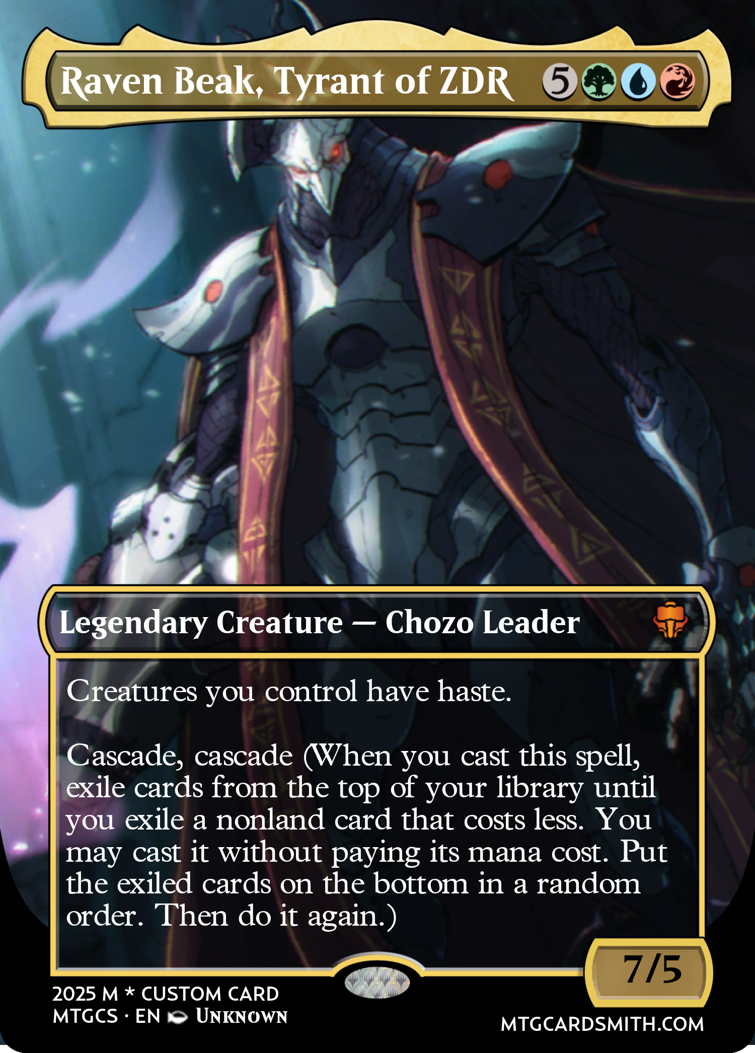 Raven Beak, Tyrant of ZDR