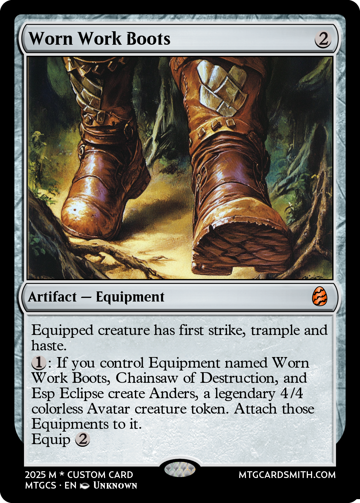 Worn Work Boots