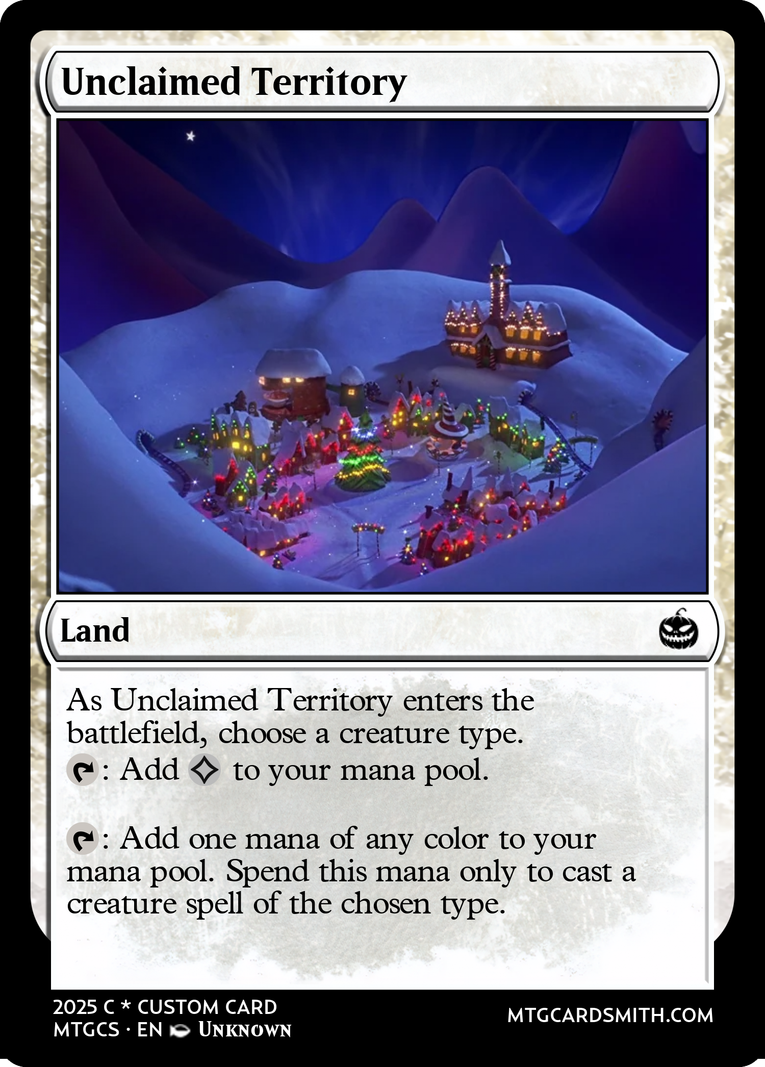 Unclaimed Territory