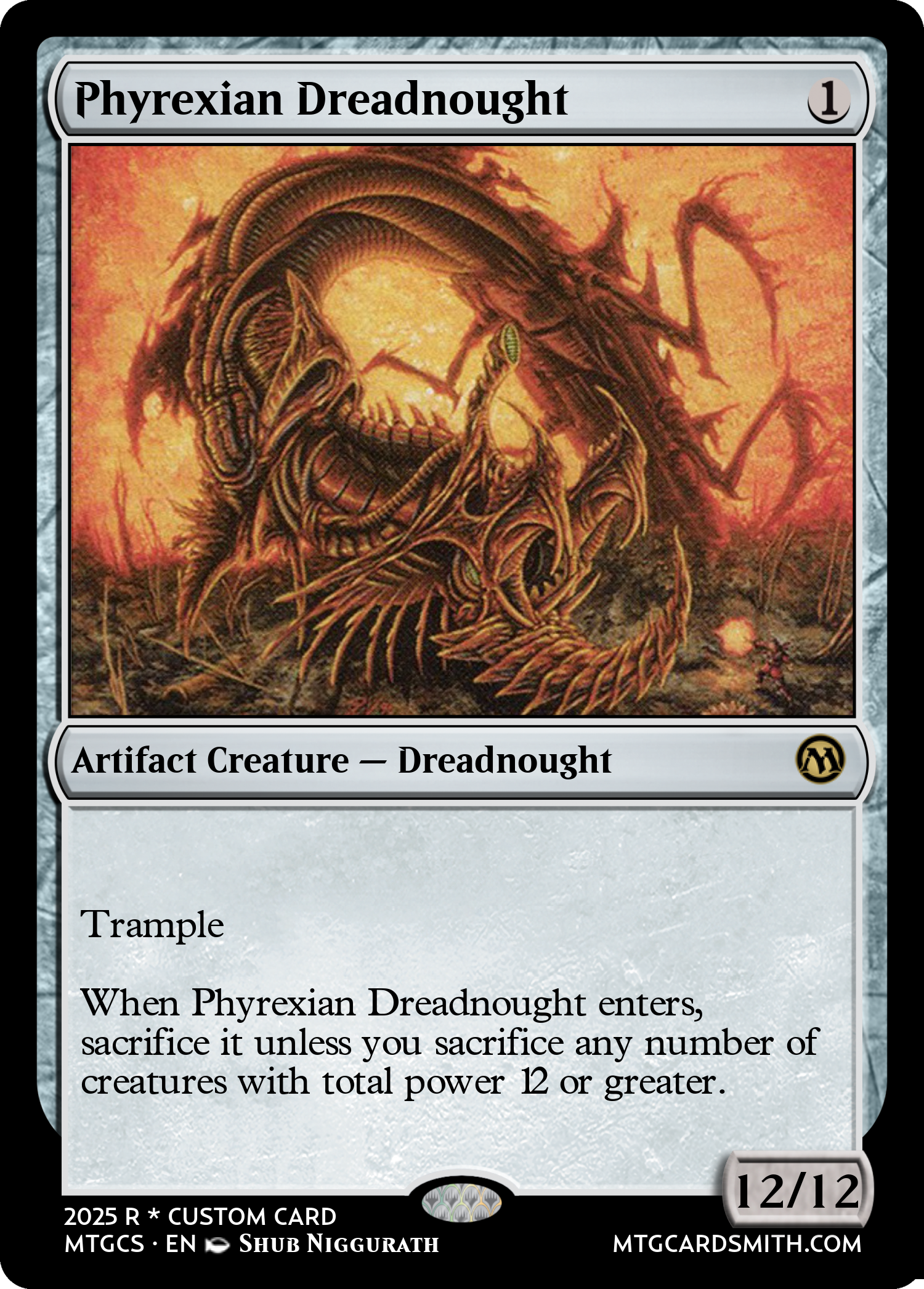 Phyrexian Dreadnought by Kettenbagger | MTG Cardsmith