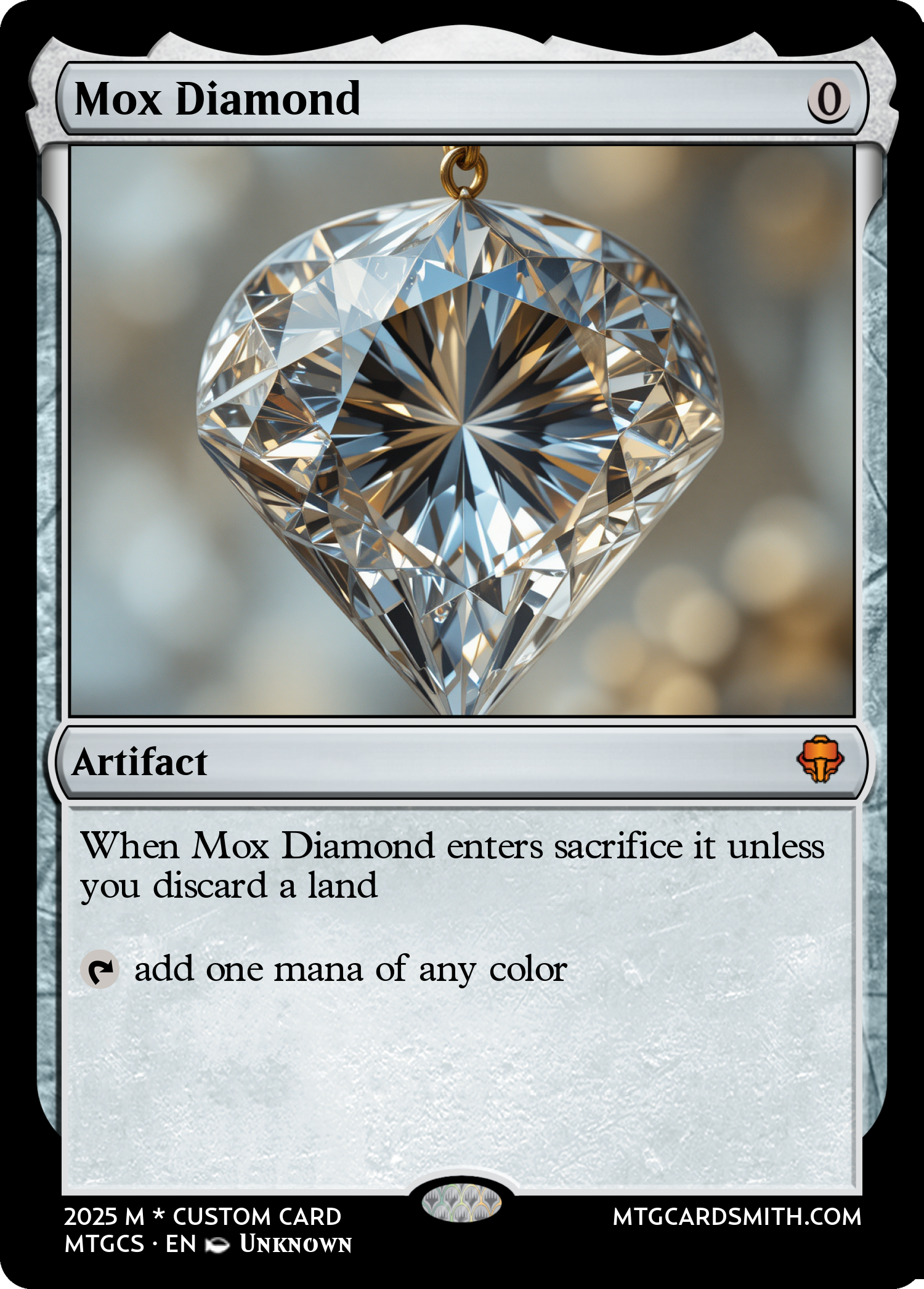 Mox Diamond by Draconiuswizard | MTG Cardsmith