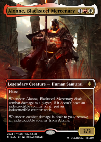 Alonne, Blacksteel Mercenary