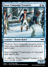 Snow Campaign Troopers