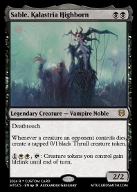 Sable, Kalastria Highborn