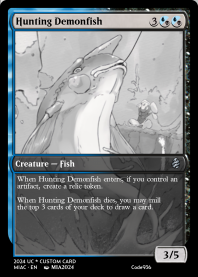 Hunting Demonfish