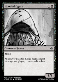 Hooded figure