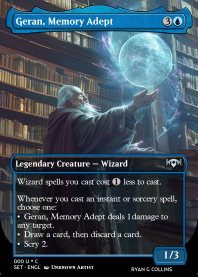 Geran, Memory Adept