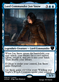Lord Commander Jon Snow