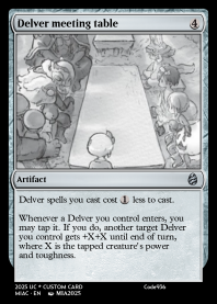 Delver meeting table