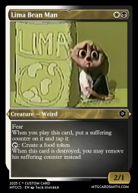 Lima Bean Man