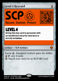 Level 4 Keycard