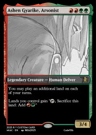 Ashen Gyarike, Arsonist