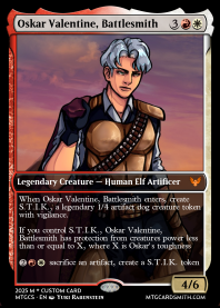 Oskar Valentine, Battlesmith