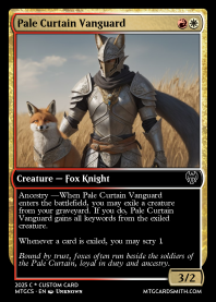 Pale Curtain Vanguard