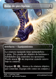 Botas de pies ligeros