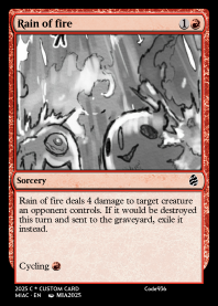 Rain of fire