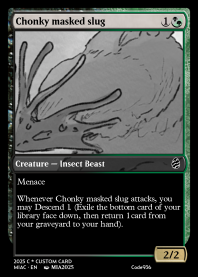 Chonky masked slug