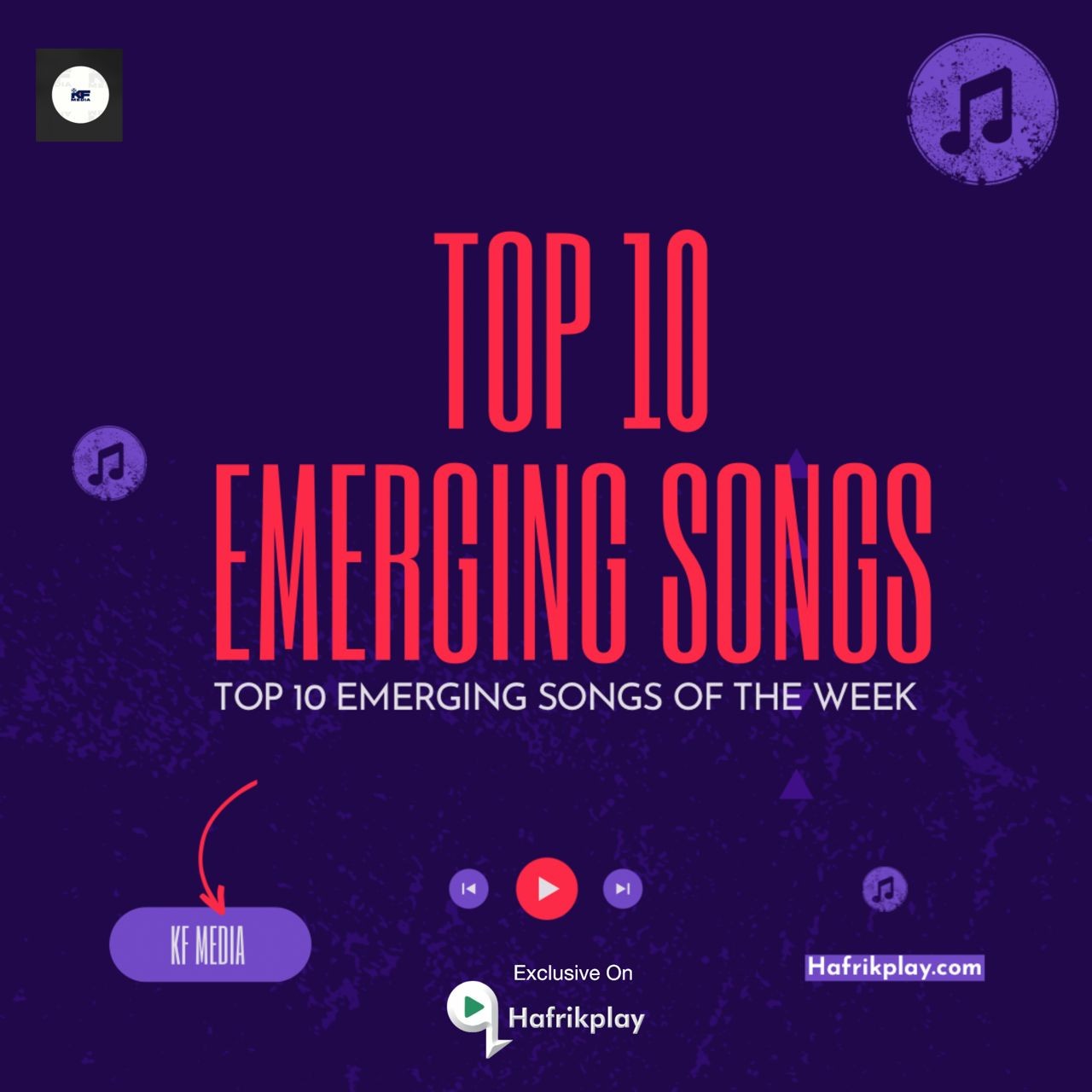 Unveiling the Top 10 Emerging Songs of the Week - Curated By Kf Media