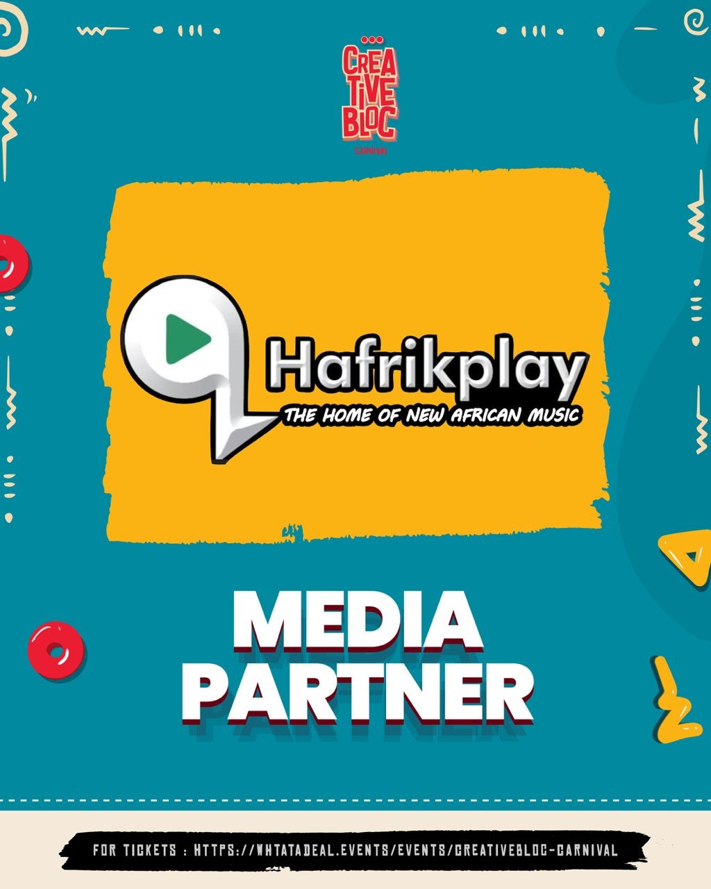 Hafrikplay Partners with Creative Bloc Carnival 2025 as Media & Cultural Partner