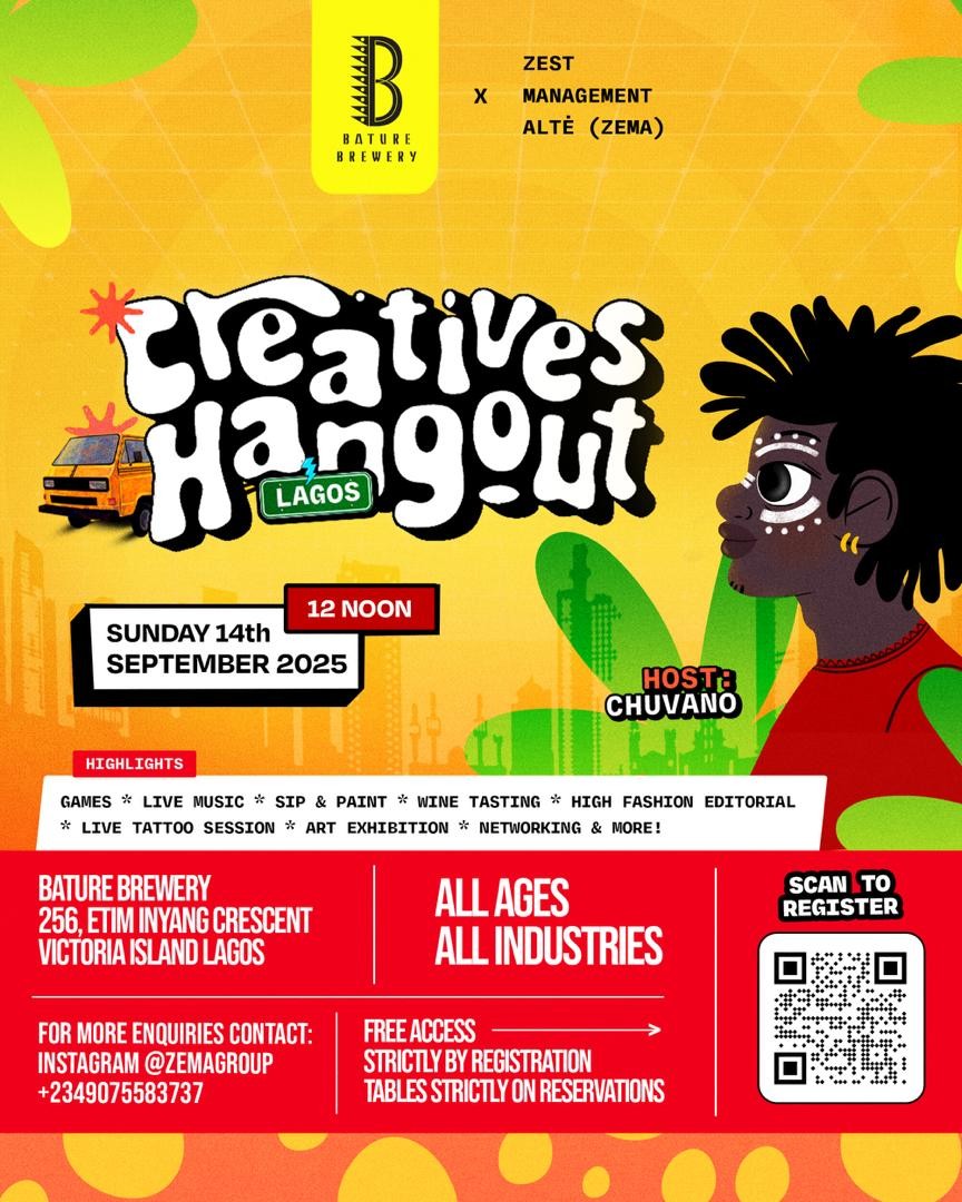 A gathering of Creatives from various industries, to share and enjoy; Live Music • High Fashion Editorial • Wine Tasting • Live Tattoo Session • Art Exhibition • Sip & Paint • Games • Networking  & More